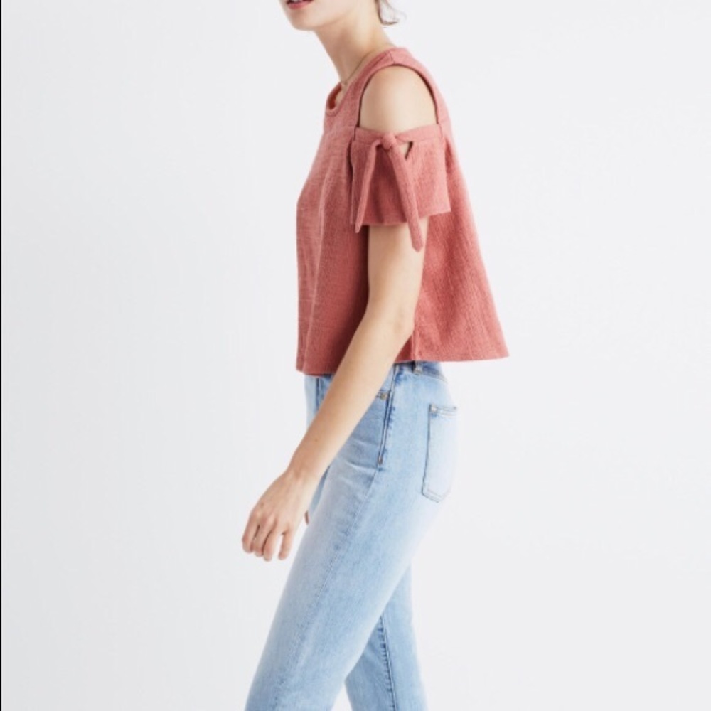 Madewell Skylark Cold Shoulder Top